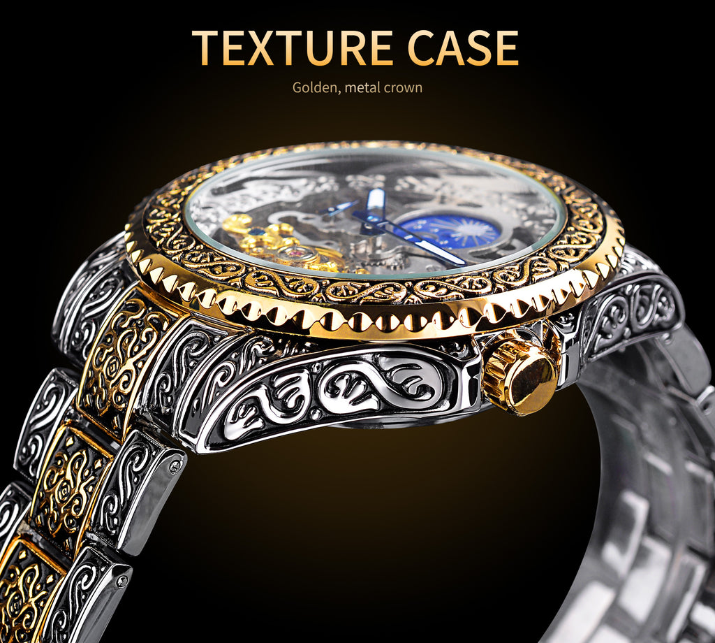 Forsining Skeleton Tourbillon Watch