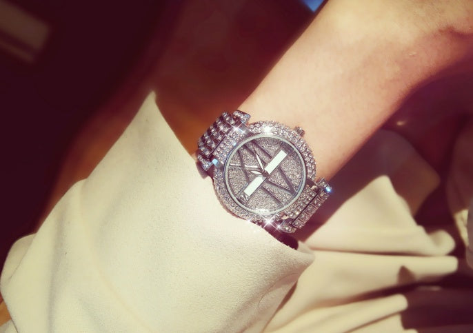 Luxury Diamond Women’s Quartz Watch
