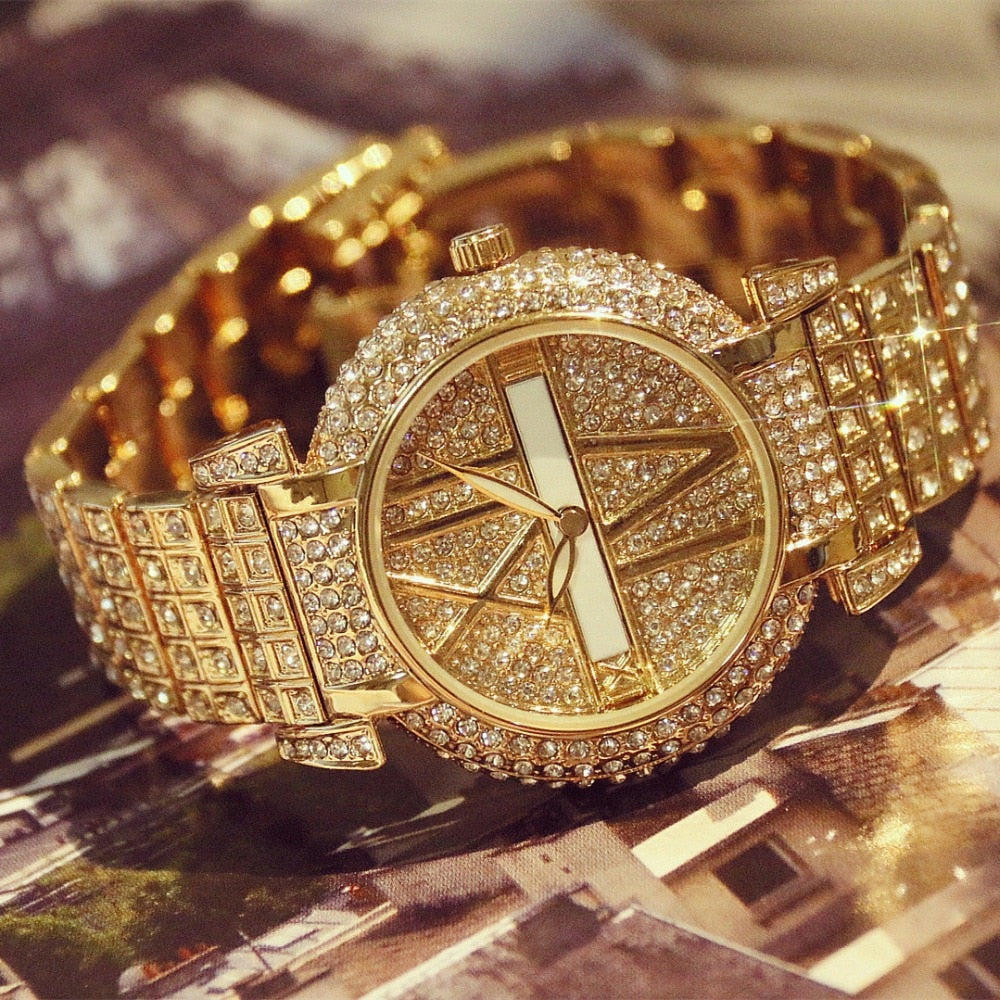 Luxury Diamond Women’s Quartz Watch