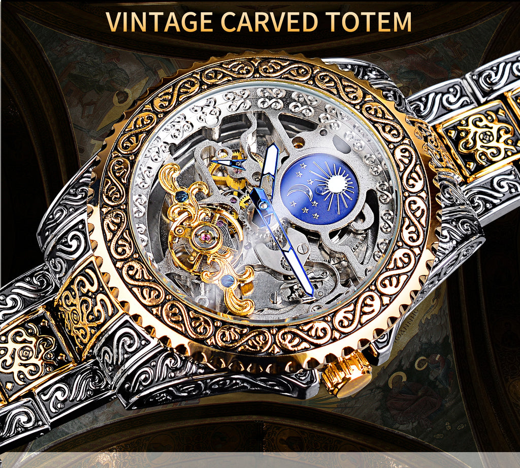 Forsining Skeleton Tourbillon Watch