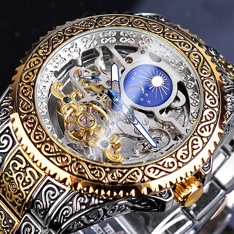 Forsining Skeleton Tourbillon Watch
